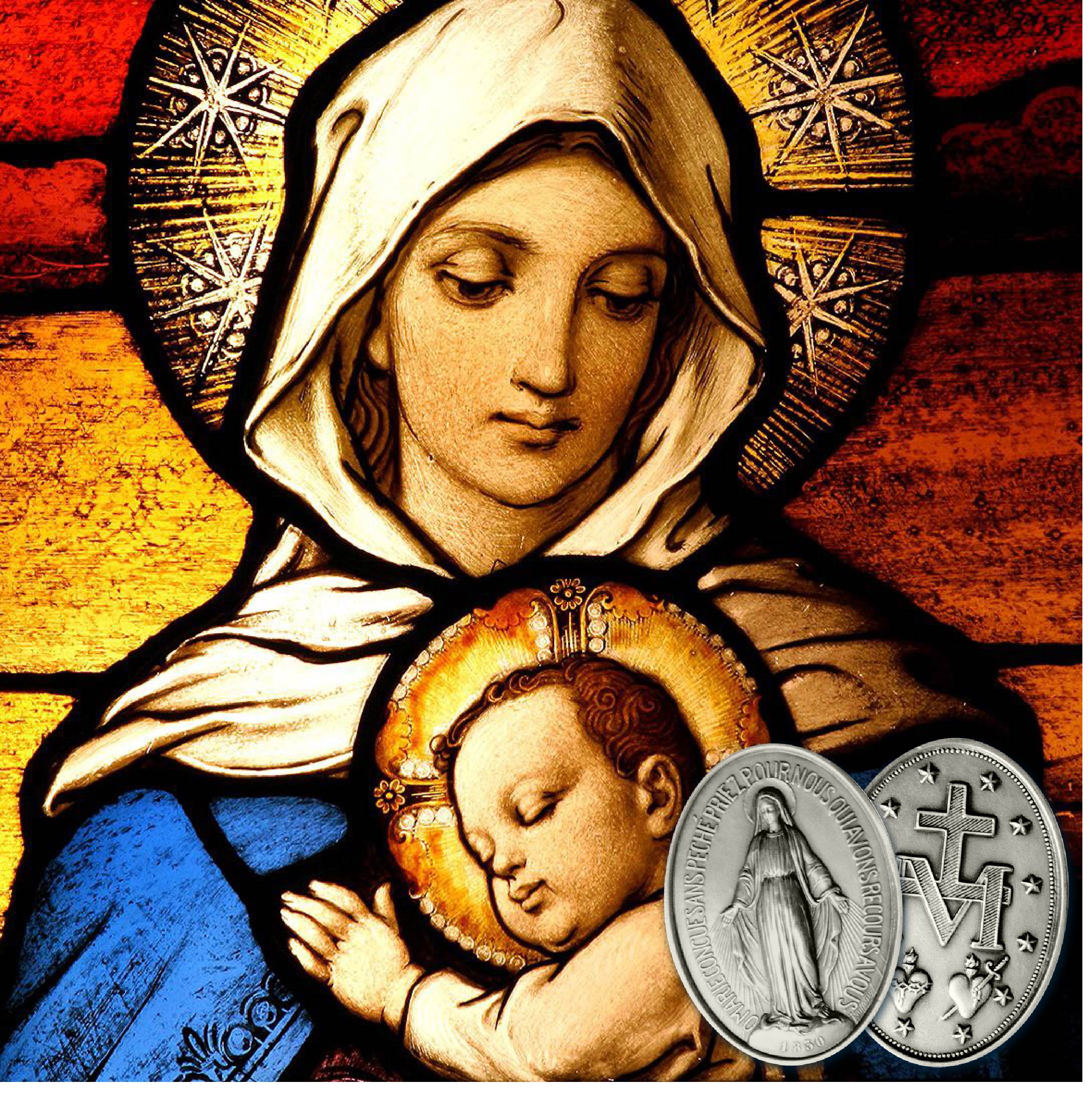 Mary and Jesus Image