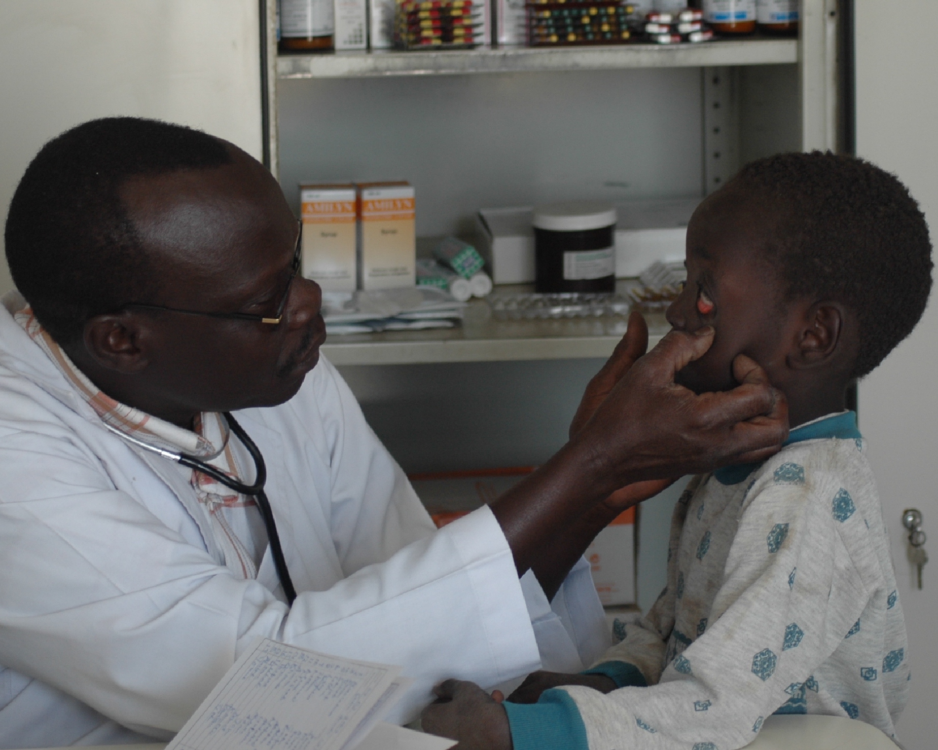 doctor with patient